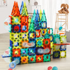 73-Piece Magnetic Pipe & Sheet Building Blocks Set for Kids Magnetic Building Blocks Richie's