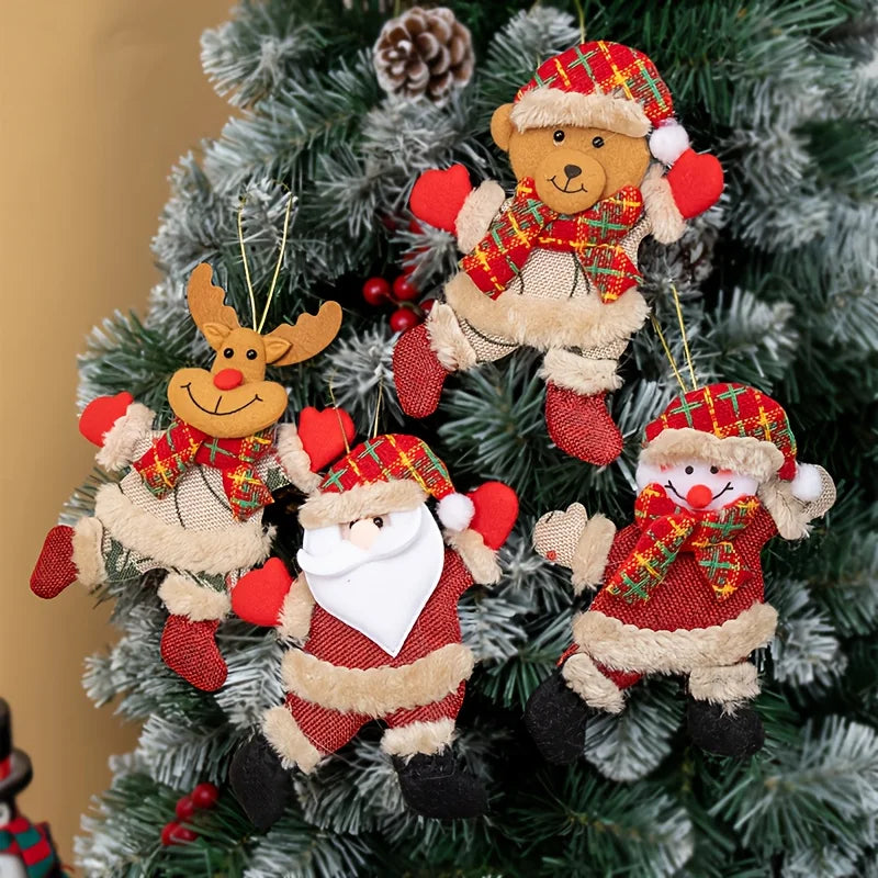 Christmas Tree Ornaments – Santa, Snowman, Reindeer & Bear Set Christmas Ornaments Richie's
