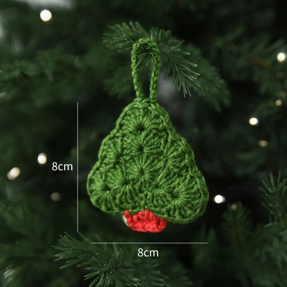 Handmade Woolen Christmas Ornaments – Santa, Elk & Tree Pendants Christmas Ornament Richie's K