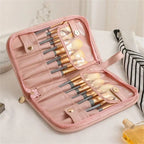 Rolling Makeup Brush Bag – PU Travel Cosmetic Organizer Makeup Brush Bag Richie's