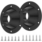 2Pcs Aluminum RV Table Pedestal Base Floor Mounting Flange Table Pedestal Base Richie's Black