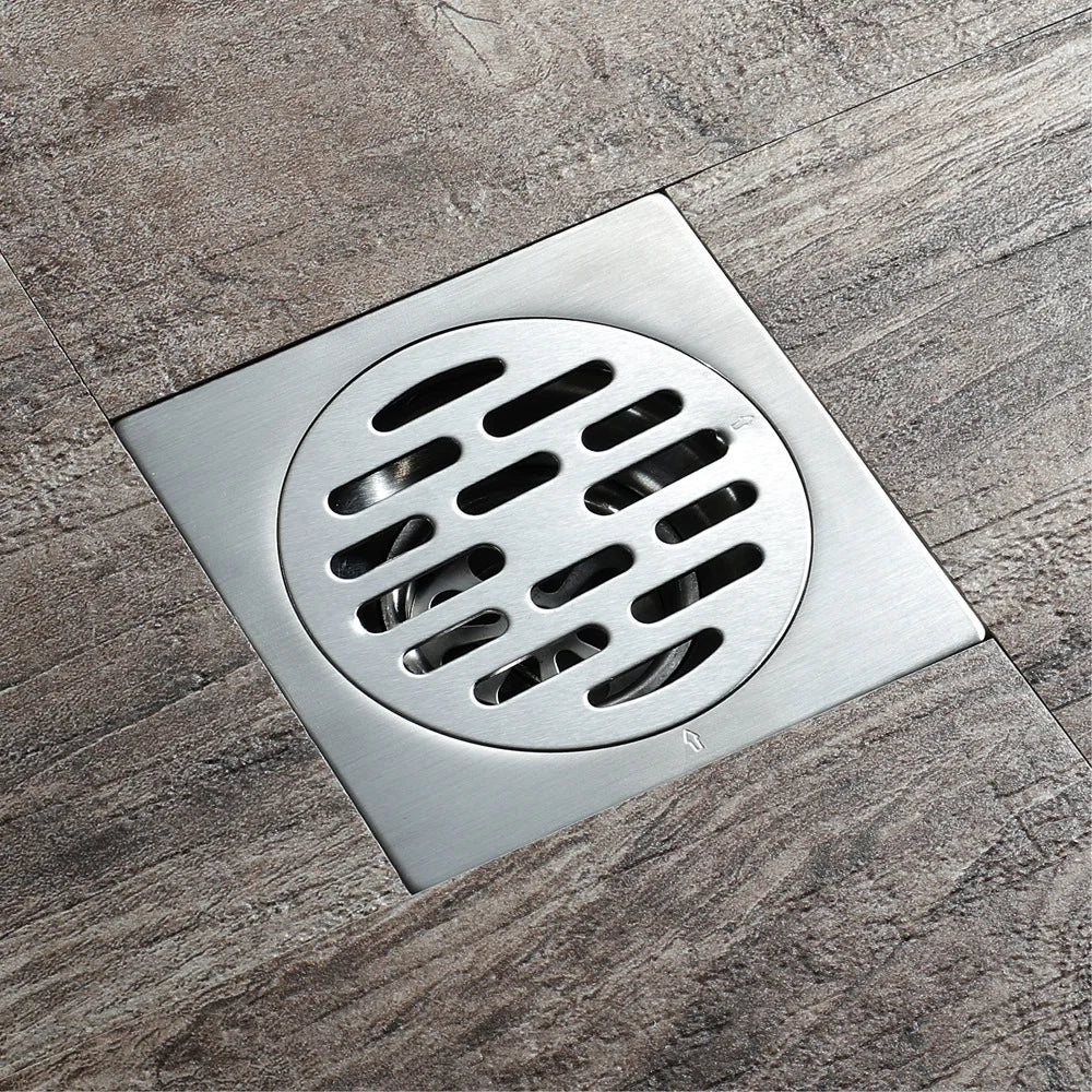 Stainless Steel Square Floor Drain – Large Flow Deodorizing Floor Drain Richie's