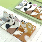 Cat Paw Page Markers – Transparent Sticky Index Tabs for Books Sticky Page Markers Richie's