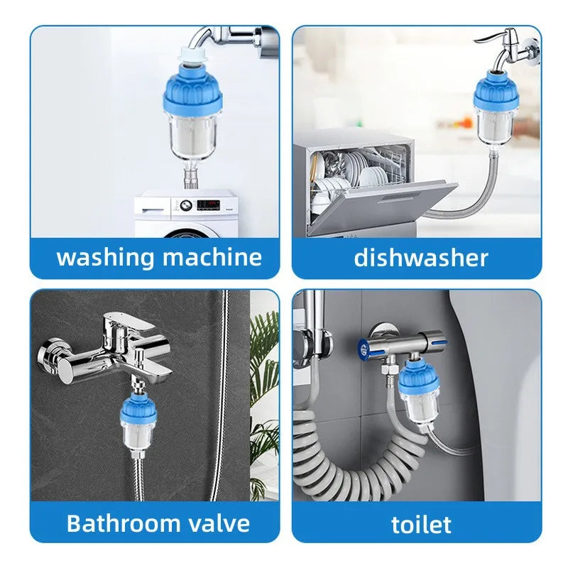 Faucet Filter Water Purifier – Kitchen & Shower Tap Strainer Faucet Water Filter Richie's