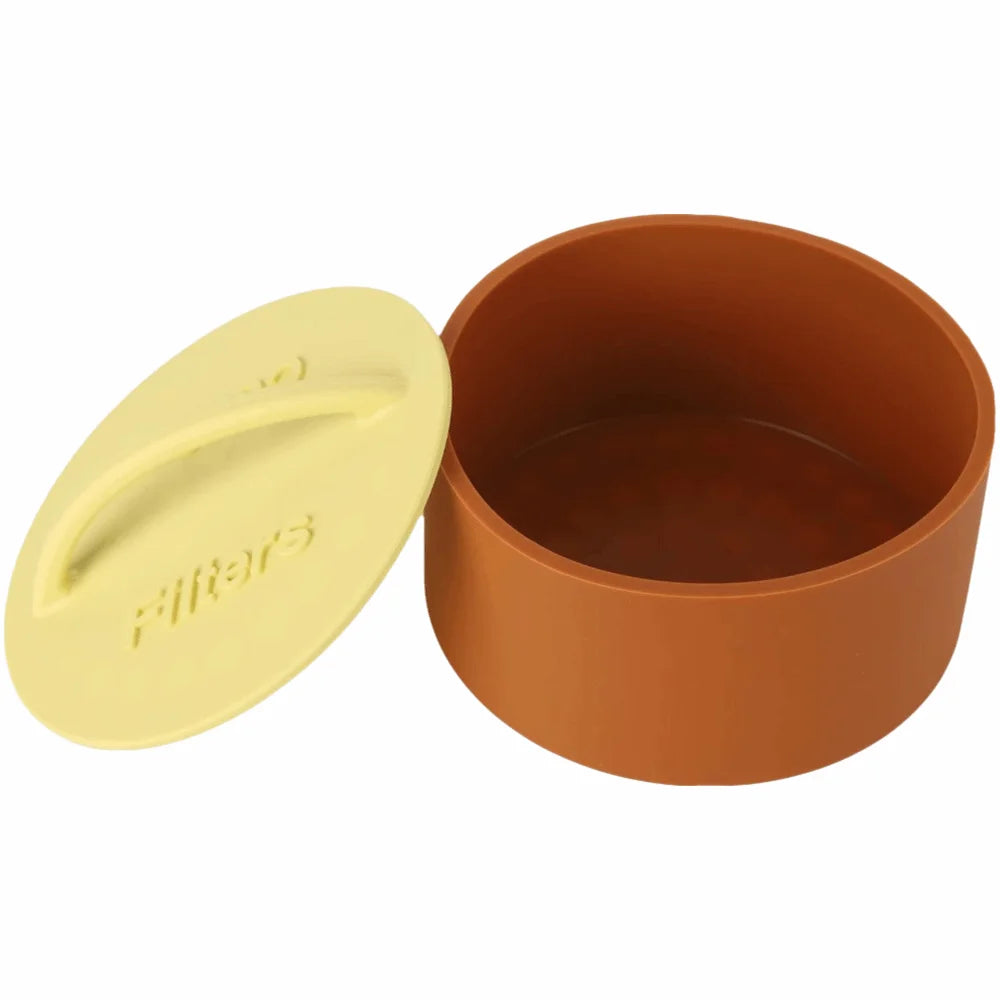 Silicone Coffee Filter Holder with Dustproof Lid | Round Storage Coffee Filter Holder Richie's 01