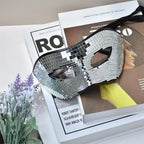 Glitter Mirror Masquerade Eye Mask | Mardi Gras Cosplay Masquerade Eye Mask Richie's