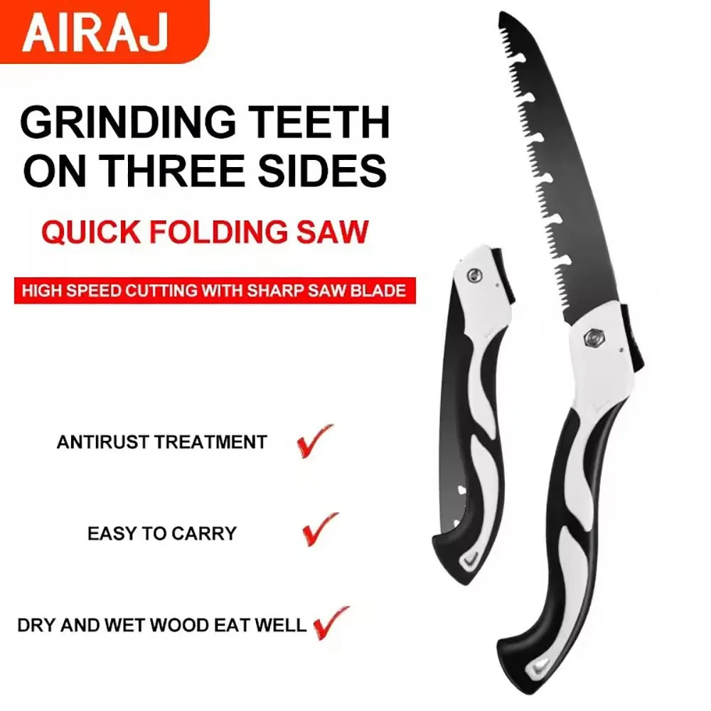 Folding Hand Saw – Portable SK5 Steel Garden Pruning Saw Folding Pruning Saw Richie's