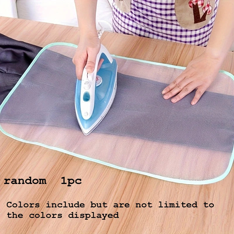 Heat-Resistant Ironing Mat with Hooks – Washable Polyester Ironing Mat Richie's random color 1pc