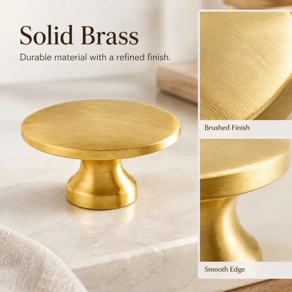 Solid Brass Cabinet Handle | French Style Furniture Pull Cabinet Door Pull Richie's