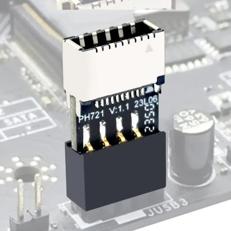 USB-C Motherboard Adapter USB 2.0 9-Pin Male to Type-E Female Motherboard USB Adapter Richie's