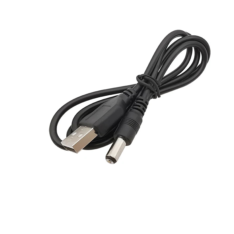 USB Type A to 5.5x2.1mm DC Power Cable 9V Male Plug 80cm DC Power Cable Richie's