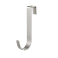 No-Drill Stainless Steel Over Cabinet Door Hook – J-Shape Cabinet Door Hook Richie's Silver