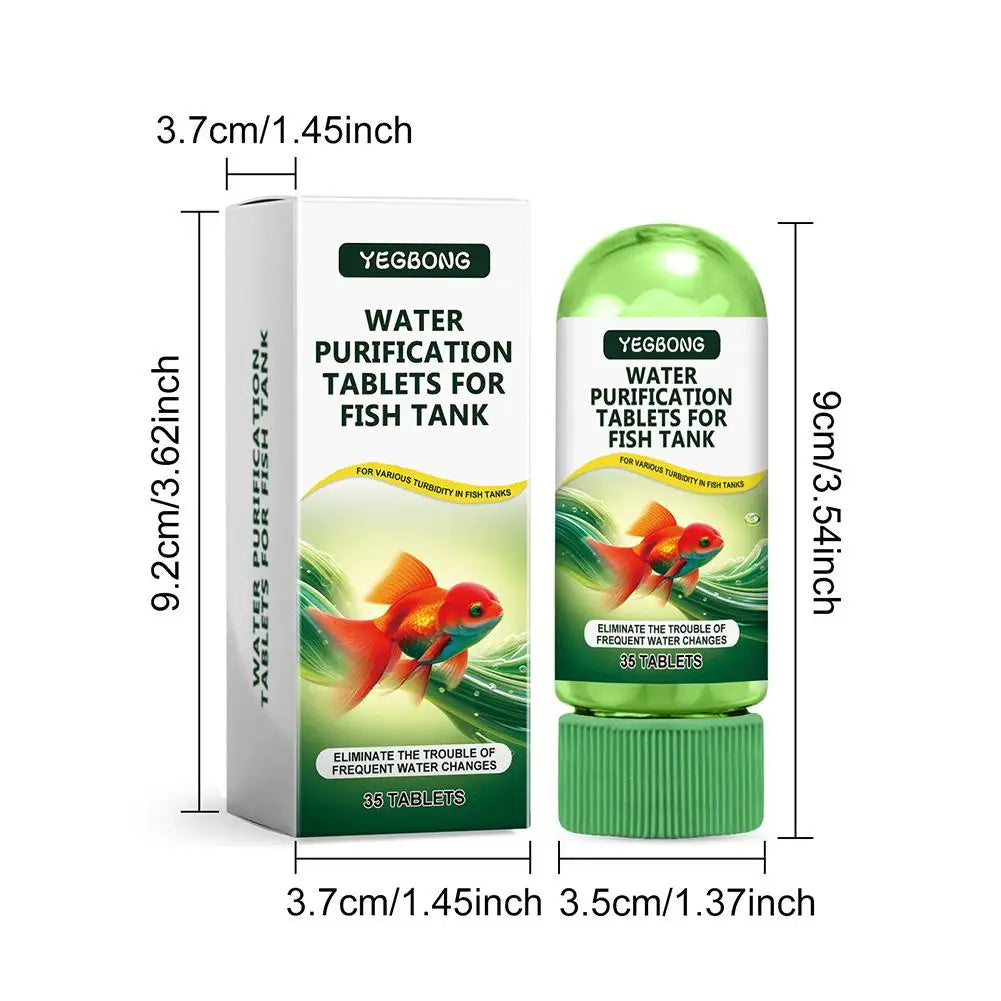 Aquarium Water Purification Tablets – Algae Remover & Clarifier Aquarium Water Tablets Richie's