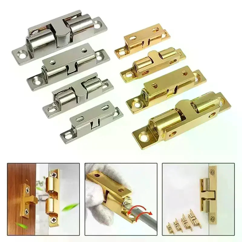 Zinc Alloy Double Roller Ball Latch Spring Catch Cabinet Door Cabinet Door Latch Richie's
