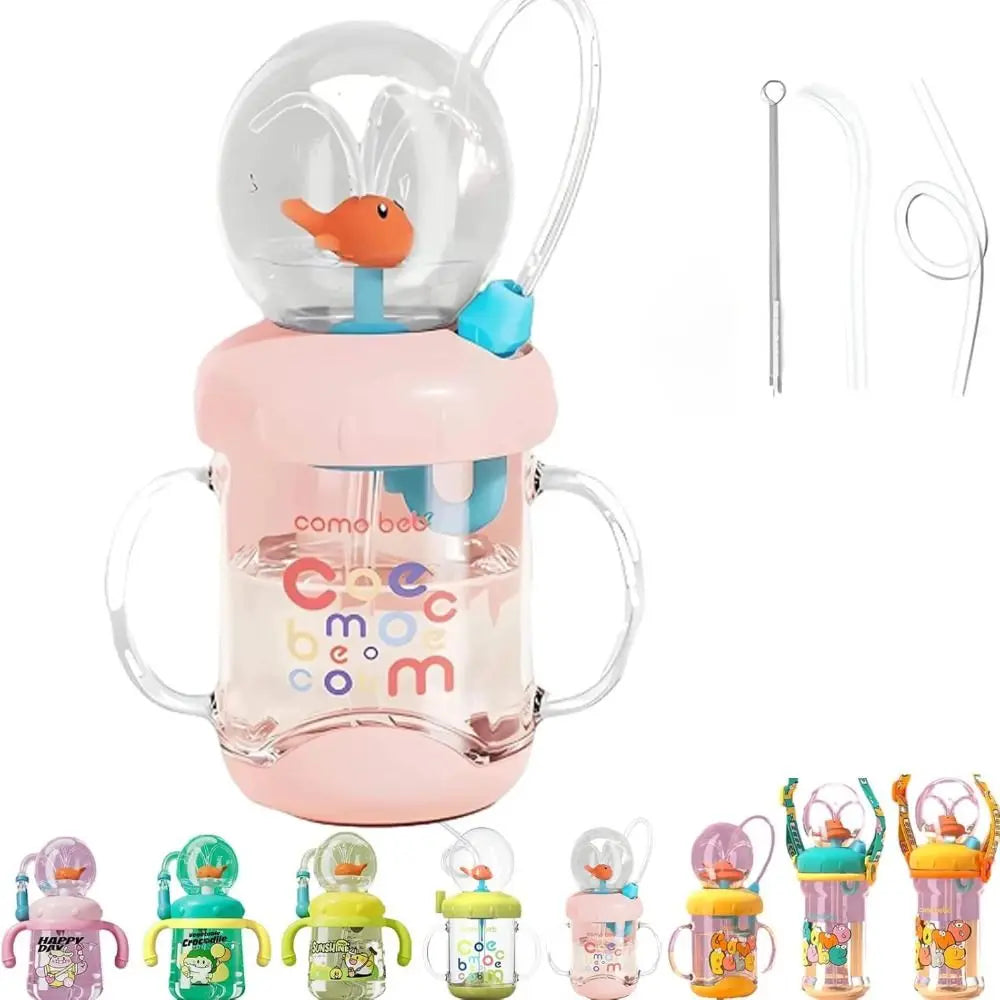 Whale Squirt Kids Insulated Water Bottle | 220ml & 350ml Kids Straw Bottle Richie's