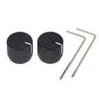 Aluminum Flat Top Half-Shaft Bass Guitar Knob – 1 or 2 Pcs Bass Guitar Knob Richie's 2pcs Other