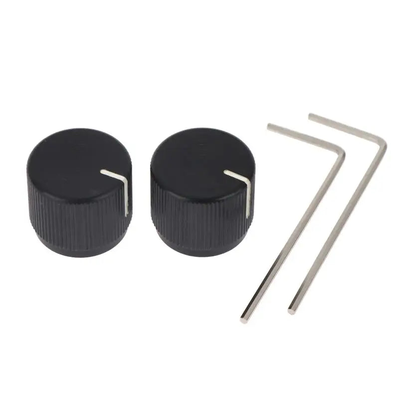Aluminum Flat Top Half-Shaft Bass Guitar Knob – 1 or 2 Pcs Bass Guitar Knob Richie's 2pcs Other