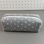 Polka Dot Pencil Case Large Capacity Soft Fabric Pen Bag Pencil Case Richie's A1