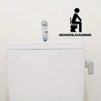 Removable English Toilet Wall Sticker – Funny Bathroom Decal Bathroom Wall Sticker Richie's