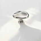 Zinc Alloy Cabinet Drawer Handle – Bright Silver Single Hole Cabinet Drawer Handle Richie's A2