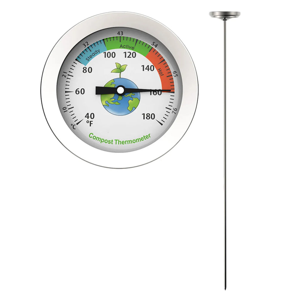 Compost Soil Thermometer – Waterproof Stainless Steel Probe Soil Thermometer Richie's