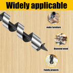 Manual Auger Drill 26mm Carbon Steel Wood Hole Punch Tool Manual Auger Drill Richie's