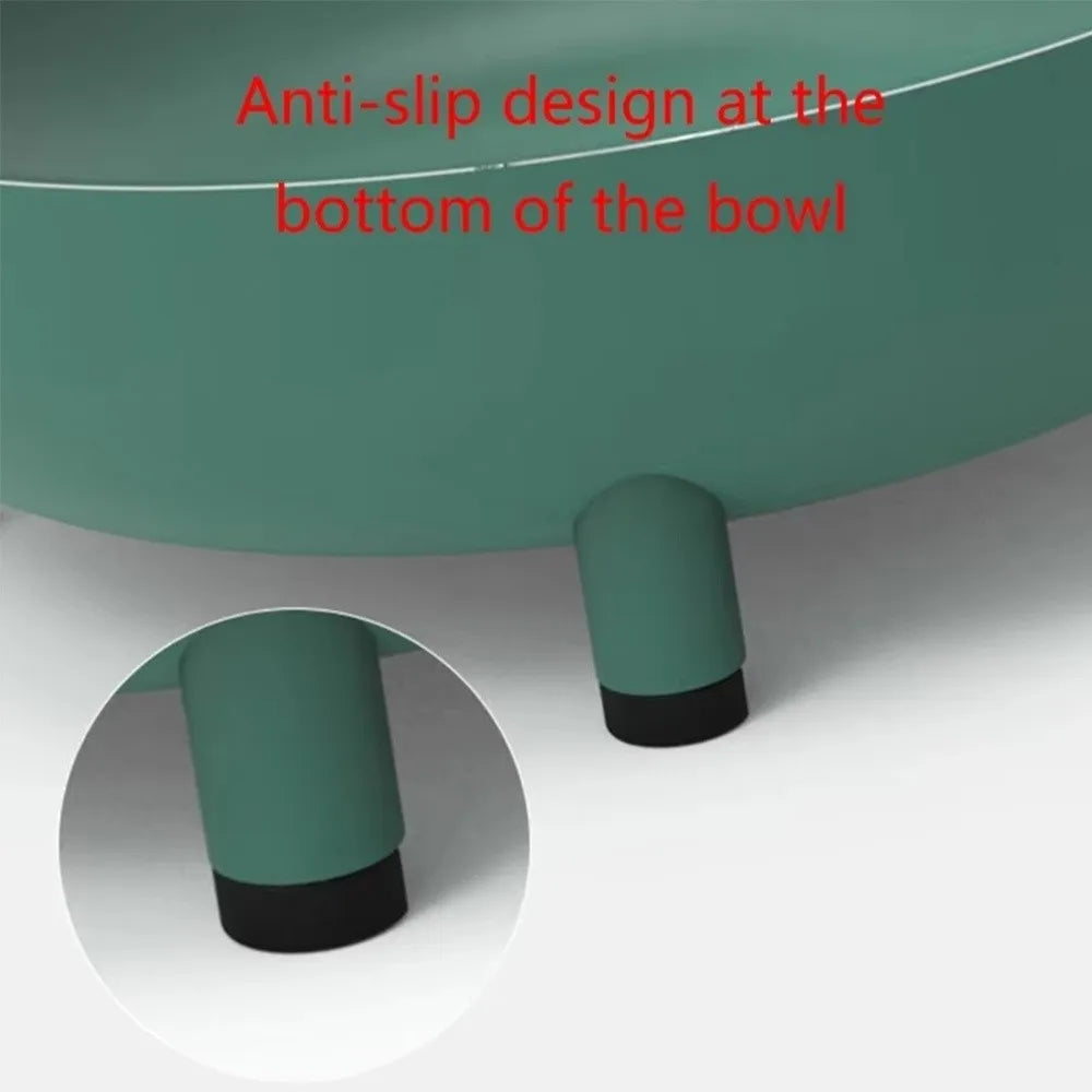 Elevated Tilted Stainless Steel Cat Bowl – Non-Slip Pet Feeder Elevated Pet Bowl Richie's