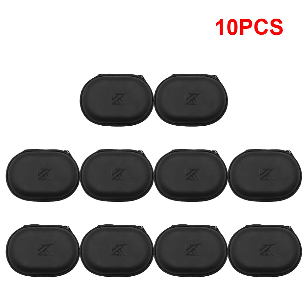 Universal PU Leather Earphones Case – Portable Storage Box Earphone Storage Case Richie's 10PCS