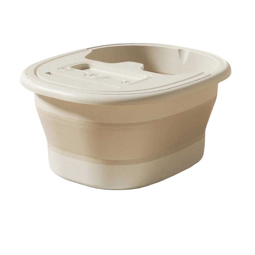 Foldable Foot Bath Tub with Lid | Space-Saving Soak Basin Foot Bath Basin Richie's