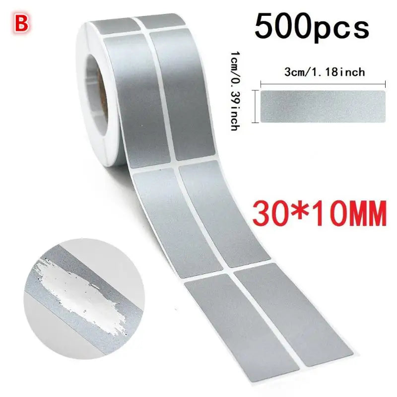 Scratch-Off Reward Stickers Roll 300/500/1000pcs Gold Silver Gray Scratch-Off Sticker Labels Richie's Silver B