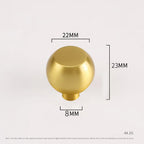 Modern Brass Cabinet Pull Gold with Backplate – Drawer Handle Cabinet Pull Handle Richie's 1D