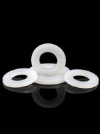 White Nylon Flat Washers M2–M12 Plastic Insulating Spacer Gaskets Nylon Flat Washers Richie's