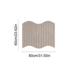 Wave Edge Felt Wall Panel – Ribbed Pin Board Display Board Felt Wall Panel Richie's 5-60x80cm