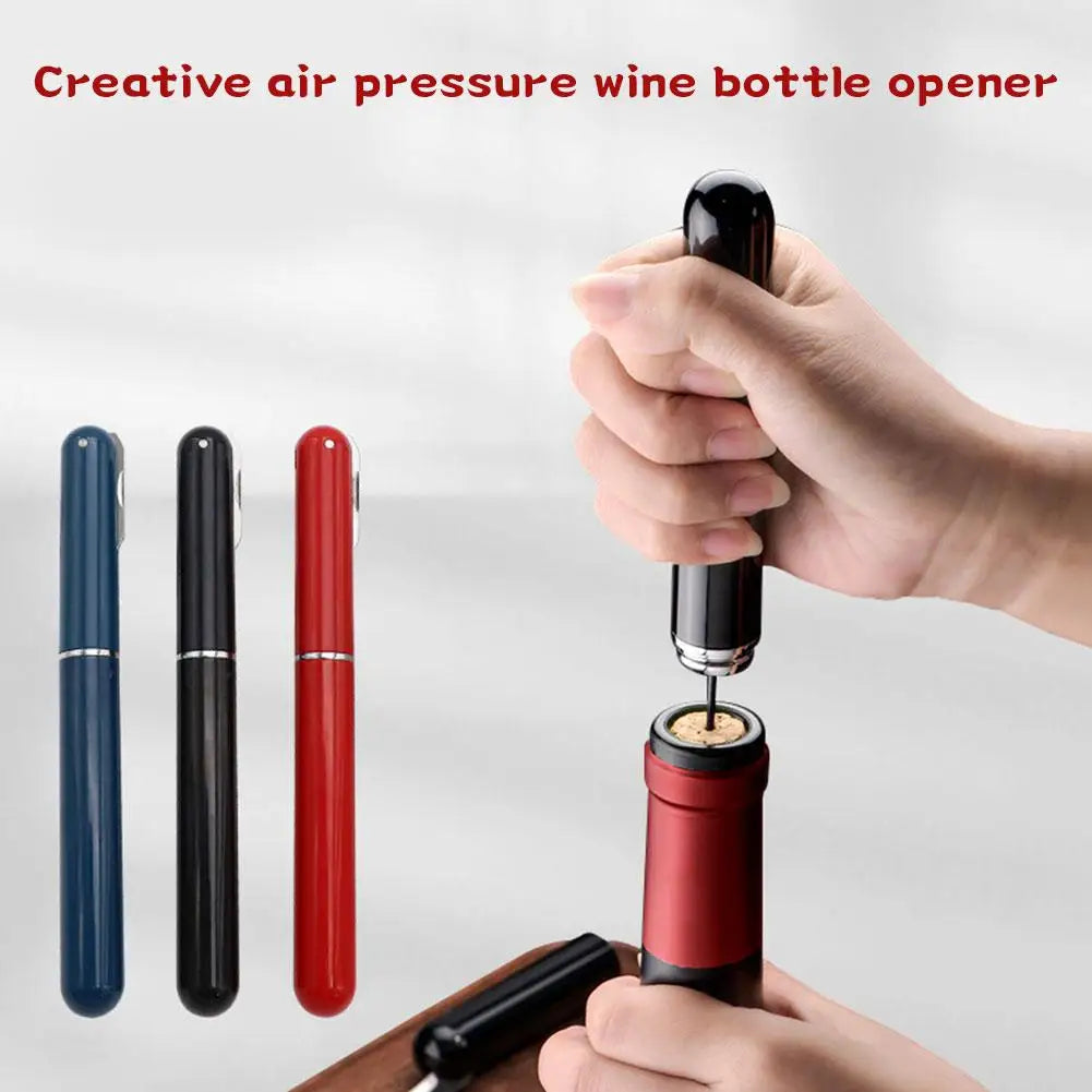 Stainless Steel Vacuum Wine & Champagne Opener – 3 Colors Wine Opener Richie's