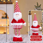Knitted Christmas Telescopic Doll – Santa, Snowman & Elk Christmas Figurine Richie's Type A
