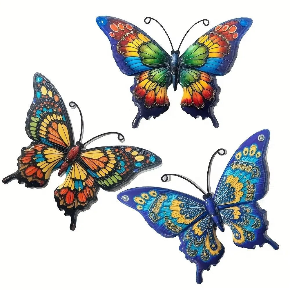 Metal Butterfly Wall Art Decor – Indoor & Outdoor Hanging Metal Wall Art Richie's