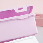 Large Capacity Plastic Pencil Box with Lid – School & Office Pencil Box Organizer Richie's
