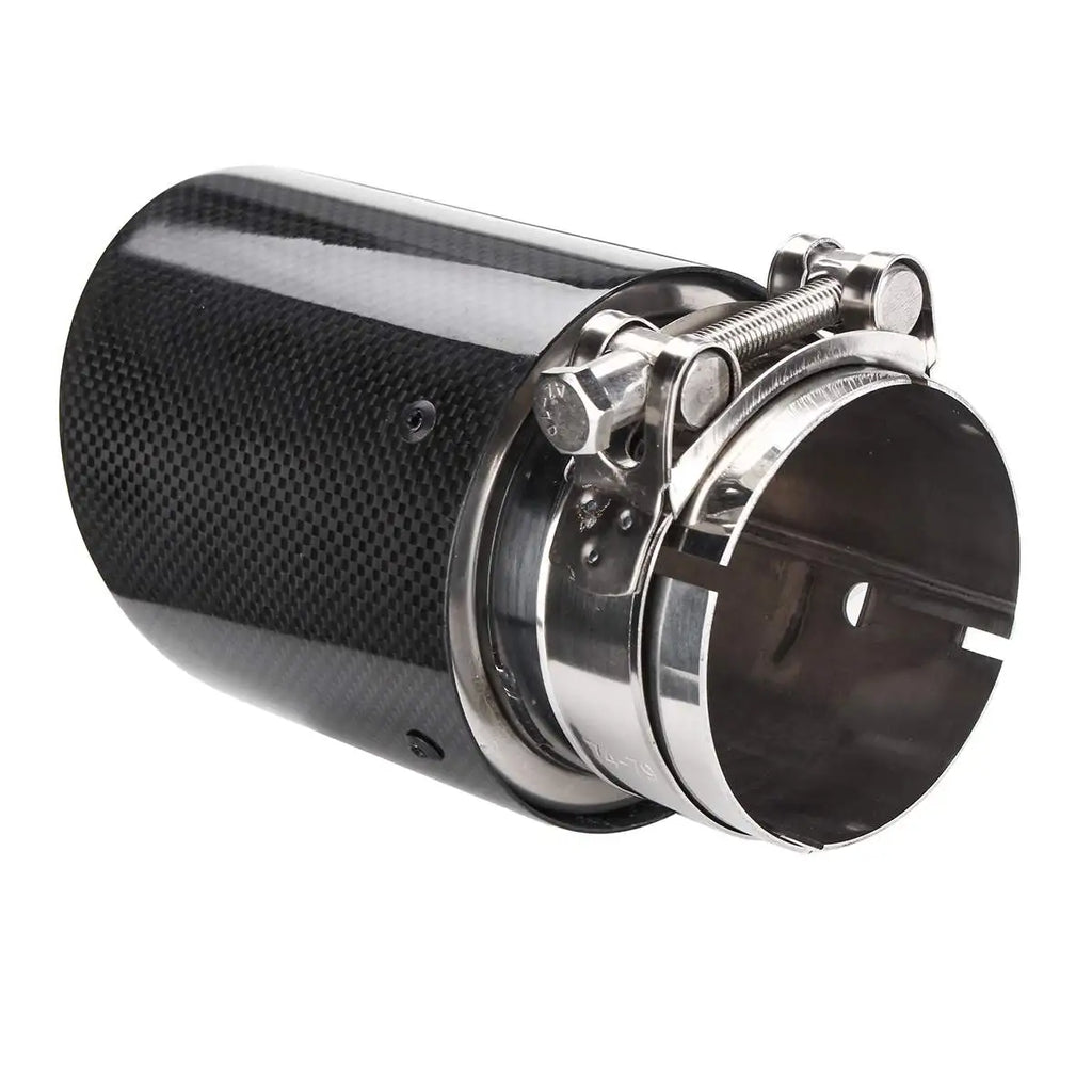 80-101mm Carbon Fiber Exhaust Tip – Universal Stainless Steel Exhaust Tip Richie's