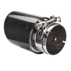 80-101mm Carbon Fiber Exhaust Tip – Universal Stainless Steel Exhaust Tip Richie's