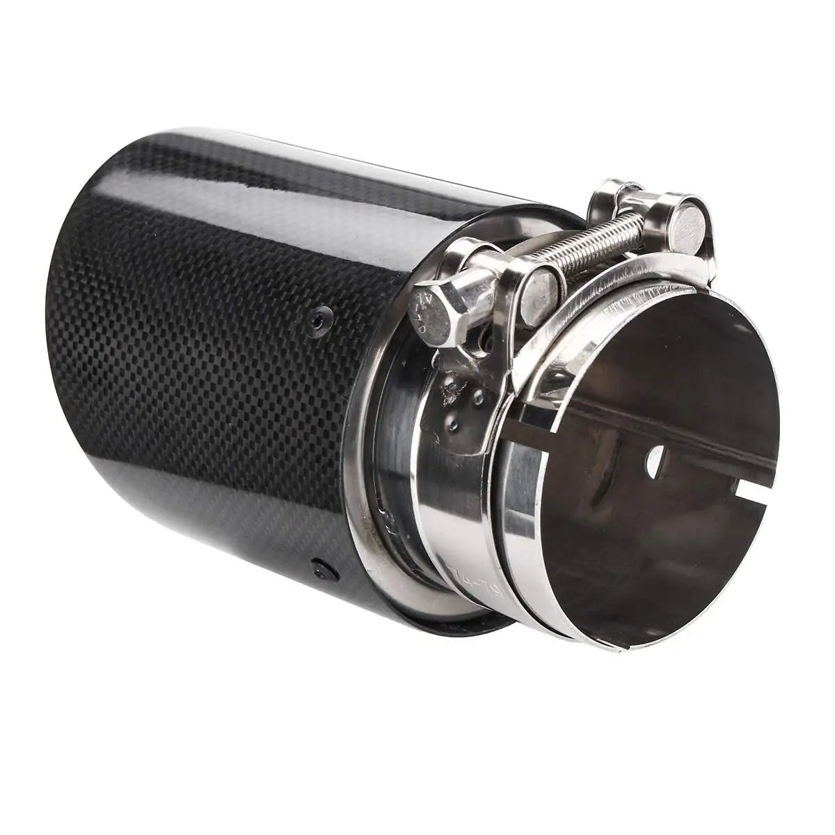 80-101mm Carbon Fiber Exhaust Tip – Universal Stainless Steel Exhaust Tip Richie's