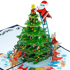 Christmas 3D Santa Claus Pop-Up Decorative Card | Holiday Gift Holiday Greeting Card Richie's