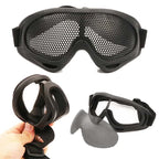 Tactical Airsoft Paintball Metal Mesh Goggles – UV Protection Tactical Mesh Goggles Richie's