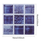 18pcs Peel & Stick PVC Mosaic Wall Tiles – 3.93in Adhesive Wall Tile Stickers Richie's