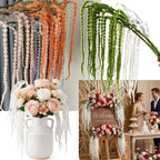 Artificial Amaranthus Caudatus Flower – 11 Spikes, 88cm Artificial Flower Richie's