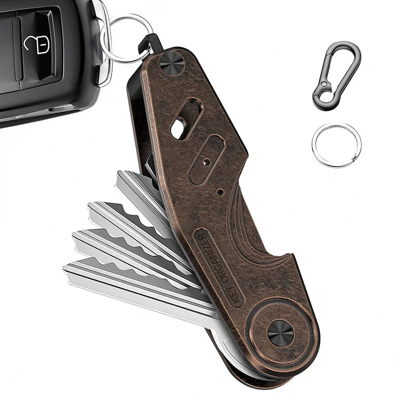 Zeeker Retro Bronze Folding Key Organizer | Zinc Alloy Holder Key Organizer Richie's