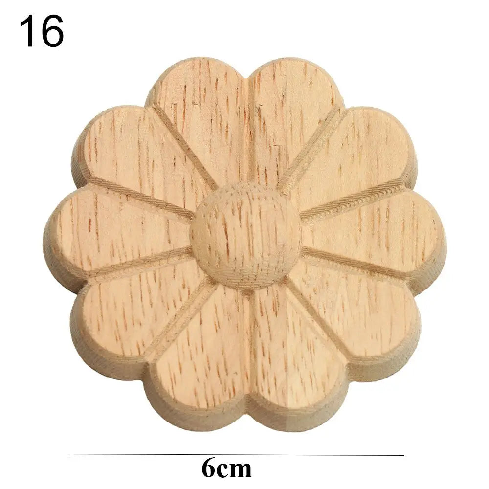 Floral Wood Carved Appliques – Decorative Furniture Corner Accents Wood Carved Applique Richie's 16