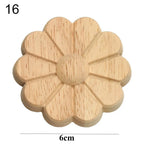 Wood Carved Floral Appliqué – Corner Furniture Frame Decoration