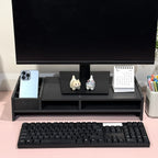 Multi-Compartment Desktop Organizer with Drawer & Monitor Stand Desktop Organizer Stand Richie's