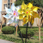 Reflective Bird Repeller Pinwheel Windmill Spinner Garden Decor Bird Deterrent Spinner Richie's