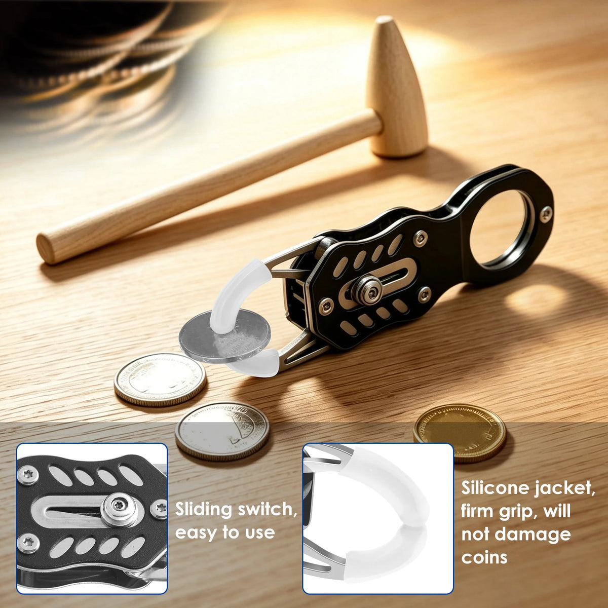 Coin Ping Tester Kit – Gold & Silver Coin Authentication Set Coin Authentication Kit Richie's